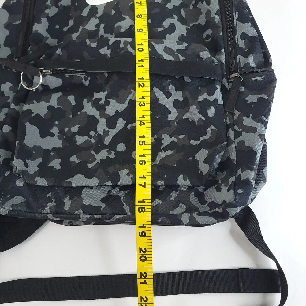 Nike Laptop Backpack 17x12x6 Holds 15 in Laptop Black Green Gray Camo CV0835 010
